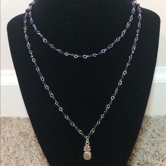 Double Wrap Beaded Chain Necklaces - Picture 2 of 4